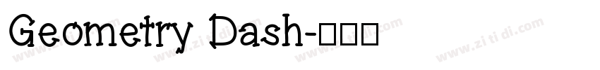 Geometry Dash字体转换